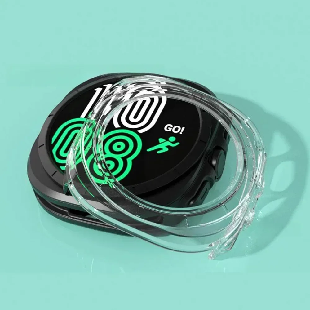 Custodia per orologio opaca per PC per Samsung Galaxy Watch 7 44mm 40mm Paraurti rigido All-Around Shell per Galaxy Watch 7 Ultra 47mm Accessori