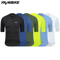 YKYWBIKE-Camiseta de ciclismo transpirable antisudor para hombre, camisetas de bicicleta de carretera central, ropa de ciclismo de manga corta de verano