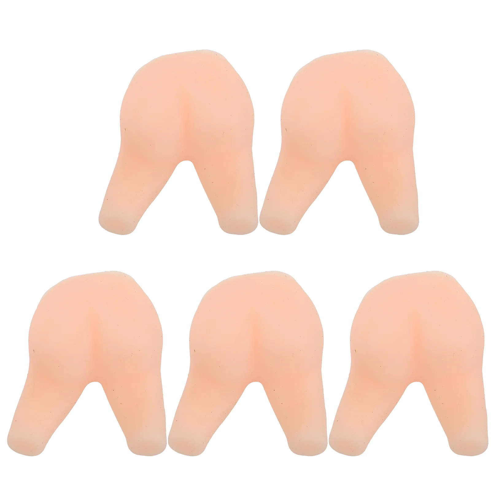 5 Pcs Happy Pinching Stress Cute Office Squeezing Mini Reliever Stretchy Shape Small