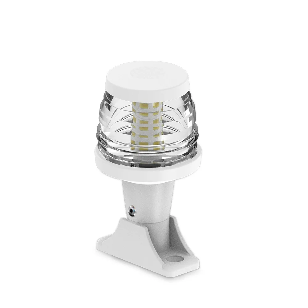 Nautical navigation light 10-24V white LED fixing bracket 2.5w marine base round light