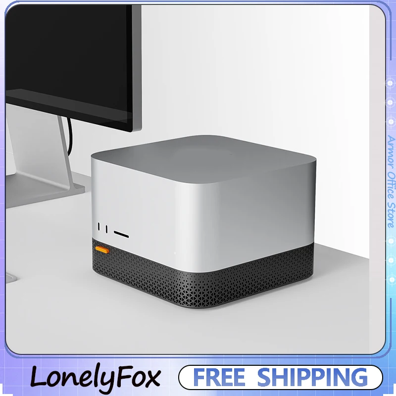 LonelyFox For Studio Docking Station Cooling Dustproof Base Stand Compatible with Hard Drive Enclosure Storage Dustproof Gift