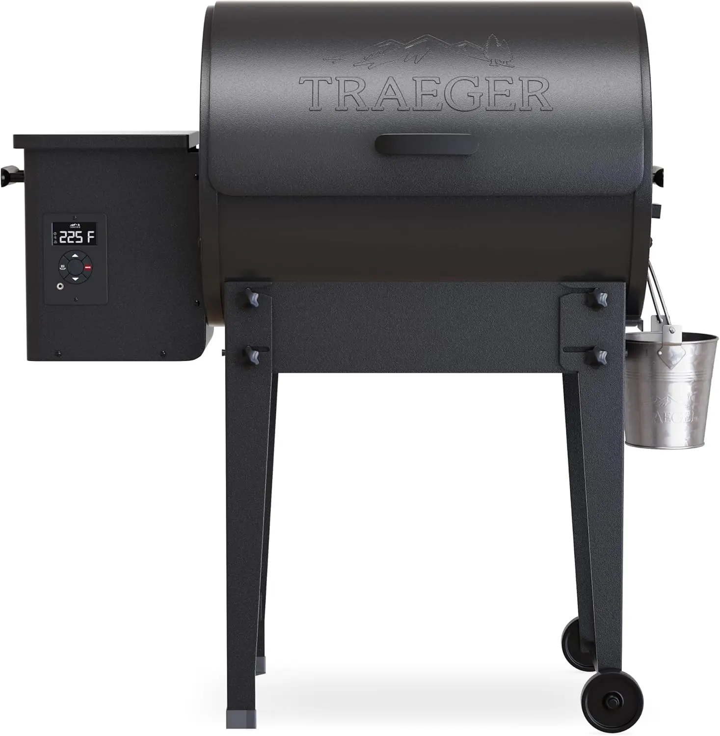 

Portable Electric Wood Pellet Grill and Smoker with Foldable Legs, 6-in-1 Versatility, 300 sq. in. Cooking Space, Ideal for Tailgating, Camping, and Outdoor BBQ