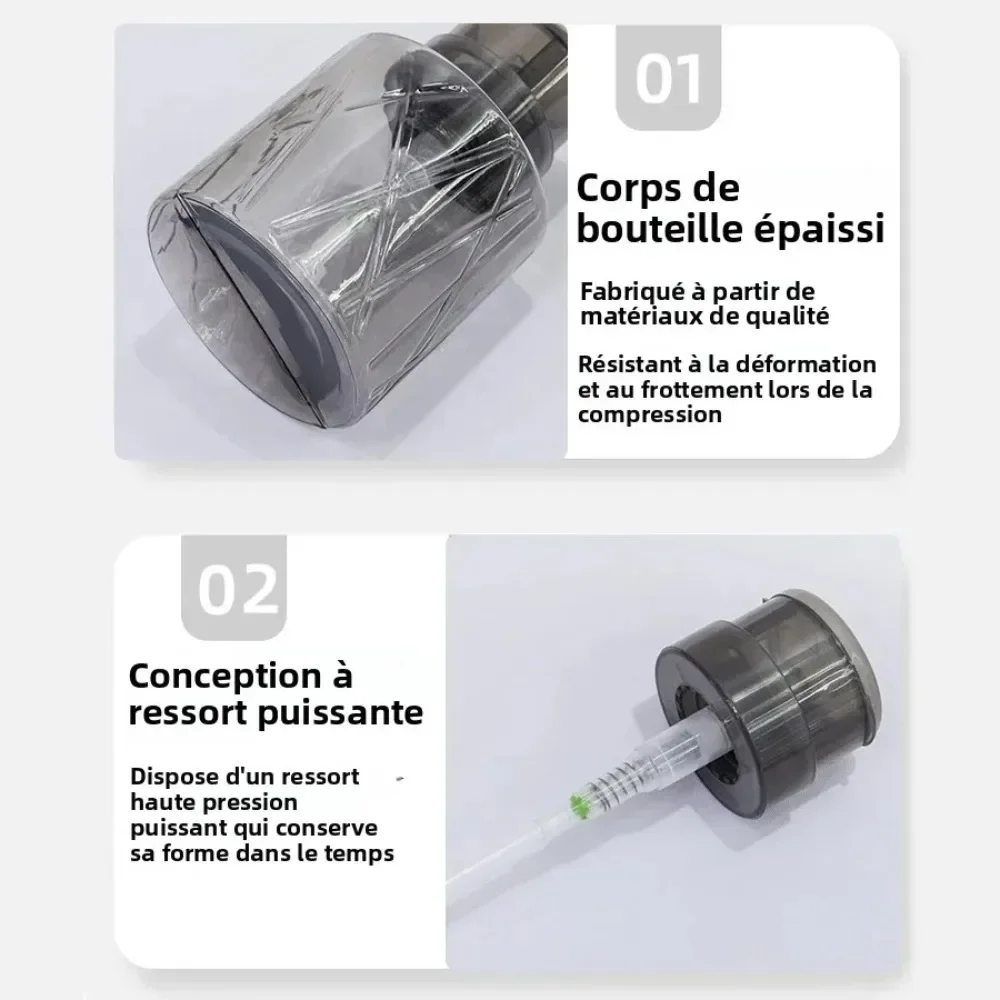 زجاجات إعادة الملء للأظافر، مضخة ضغط فارغة، مزيل طلاء الأظافر، منظف زجاجة مكياج، أداة مانيكير، أدوات تزيين الأظافر