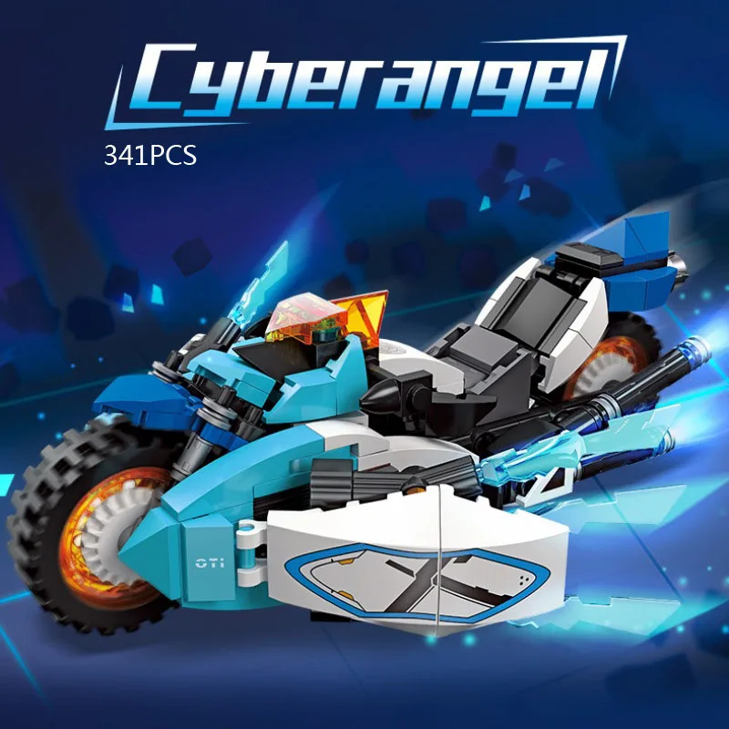 Speed Honkais Cyber Angel juego Super motocicleta bloques de construcción vehículo de Motor modelo de ladrillo colección de juguetes de construcción para regalo