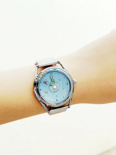 Imagen 2 del producto Principito y zorro - Diseño creativo Reloj deportivo informal Ilustración Escala digital Relojes de cuarzo para hombres y mujeres