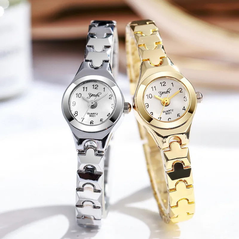 Small Round Women's Watch Mini Dial Women's Bracelet Thin Steel Strip Quartz Watch