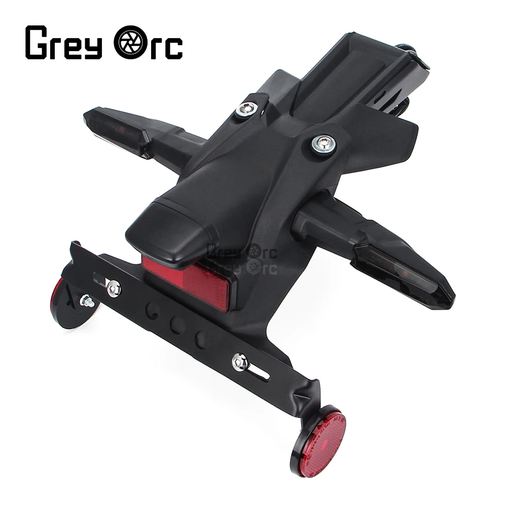 

Rear Fender Splash Guard License Plate Holder Light Bracket Turn lamp For Kawasaki Ninja ZX4R ZX4RR 2023-2024 ZX-4RR ZX-4R