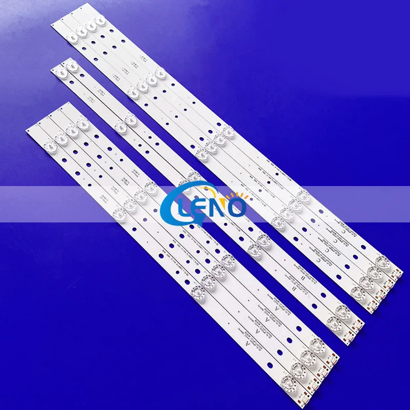 

5set=50pcs LED backlight strip for AKAI AKTV551 AKTV5512TS JS-D-JP5520-A41EC B51EC C51EC (60416) MS-L0956-L M R YS_LE469119