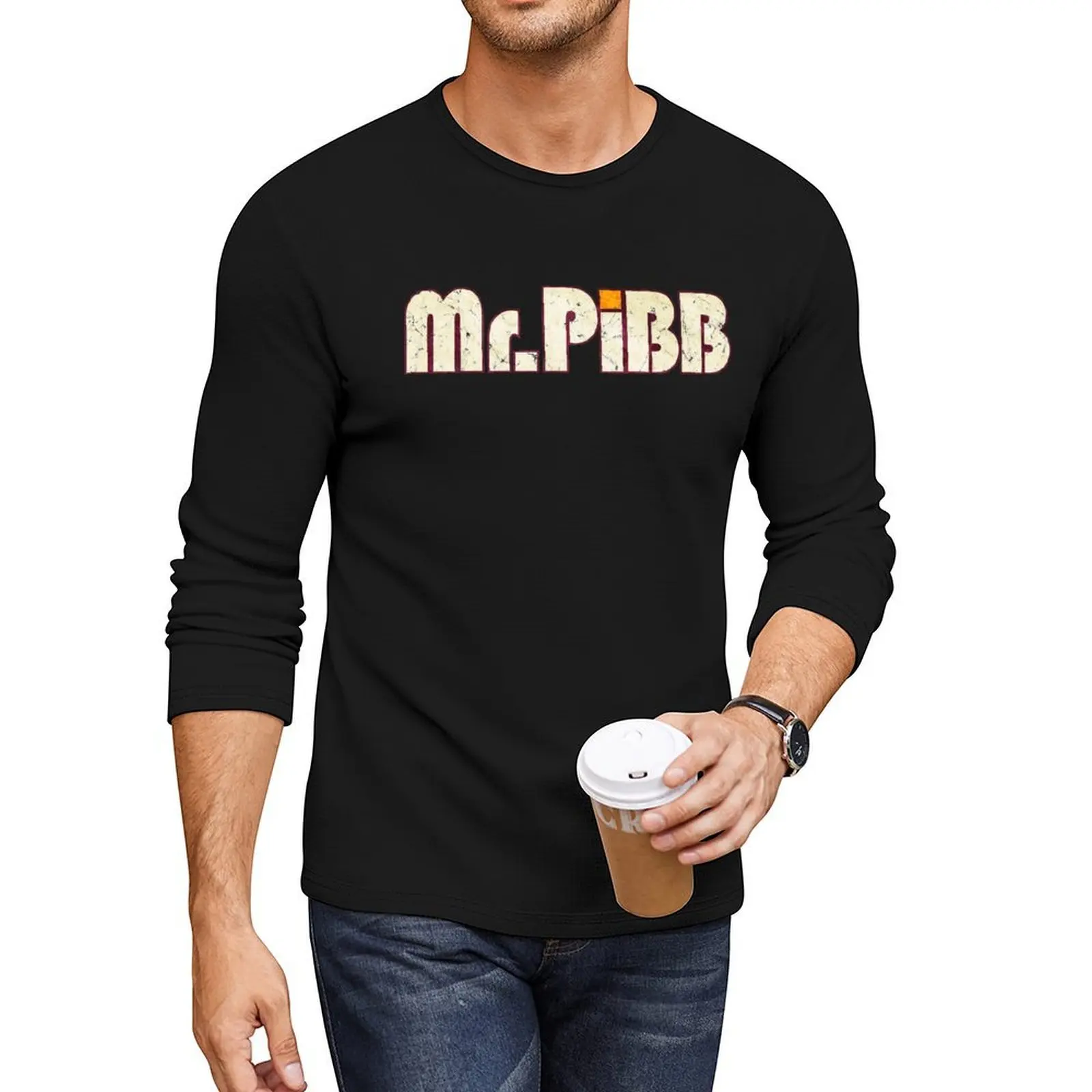 

Mr. Pibb Long T-Shirt anime clothes plus size t shirts vintage clothes sweat shirts men clothing
