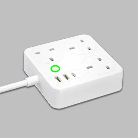 LELLKI Wifi-grenuttag med energiövervakning Smart uttag 220V 13A UK-kontakt Tuya Smart Life Home Alexa Google Home Yandex Alice 8 best sales Plug UK - №6