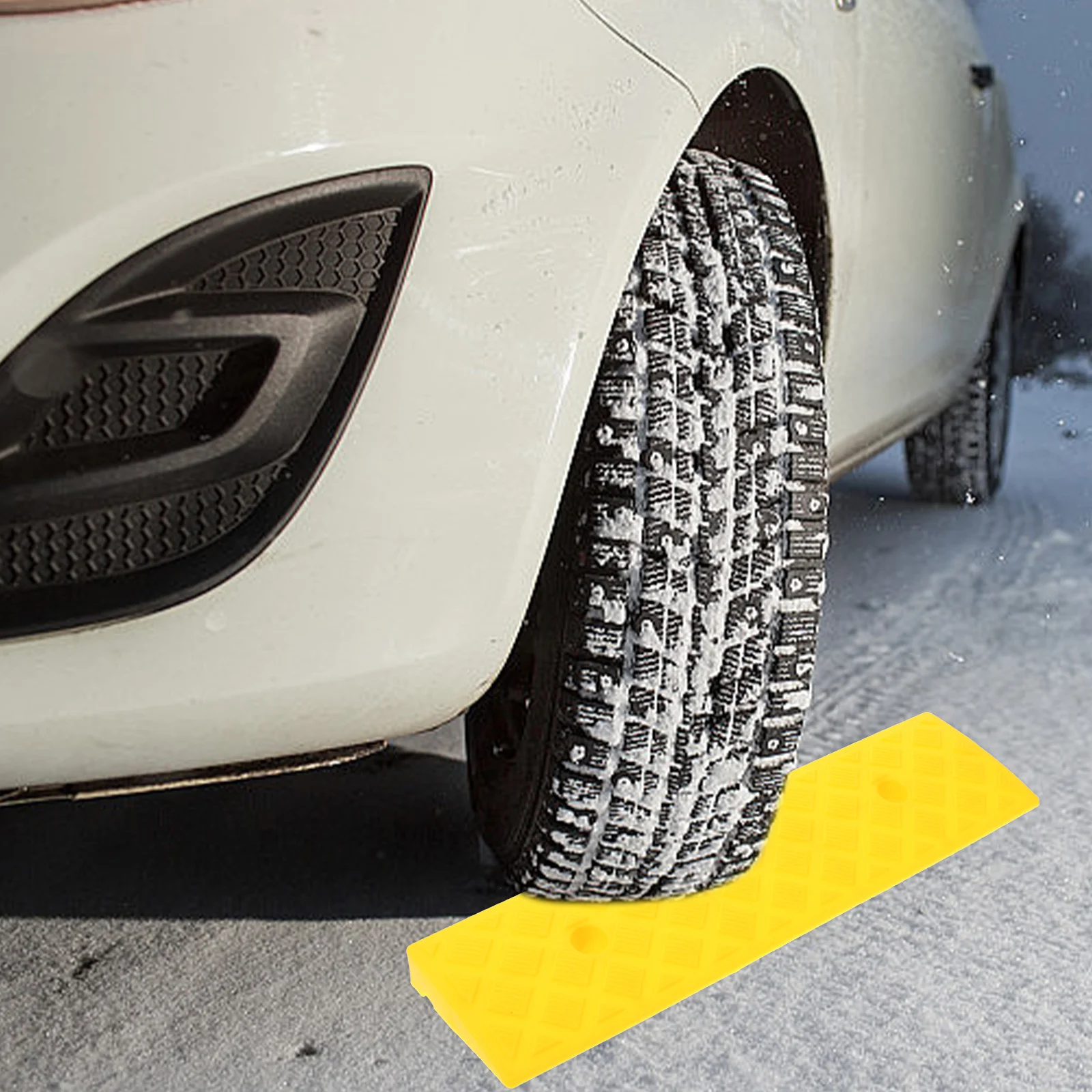 

Car Sill Mat PE Ramp Driveway Garage Motorcycle Loading Dock Anti-Slip Ramp for Shed Slope Sidewalk Vehicle