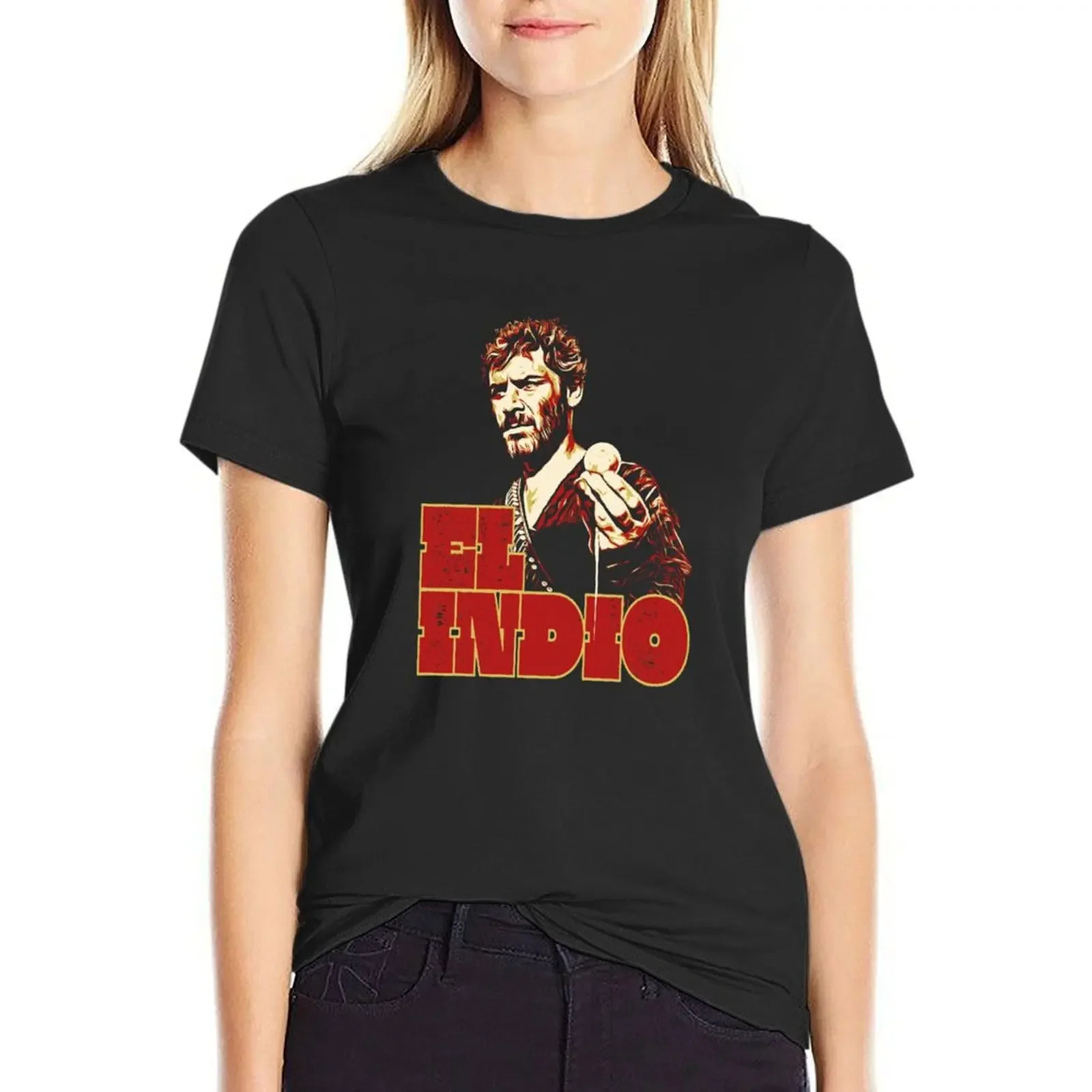 

For a Few Dollars More El Indio T-Shirt animal prinfor sublime anime fashion woman blouse 2025