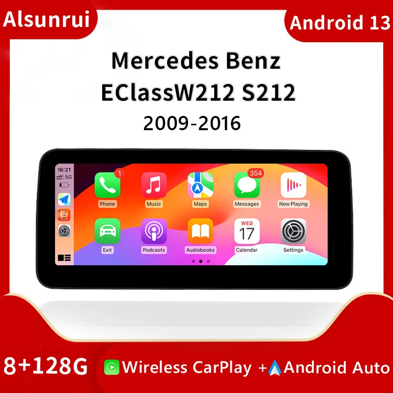 

Автомобильная магнитола Carplay, 12,3 дюйма, 1920*720, Android 12, для Mercedes W212 2009-2016, мультимедиа, GPS-навигация, стерео, 4G, экран, аудио