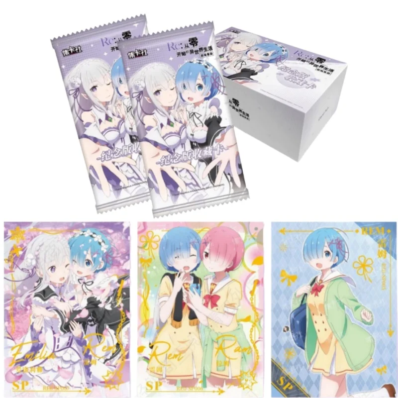 

Коллекционные карты Re Life in A Different World From Zero для детской игры, аниме, карточные настольные игрушки