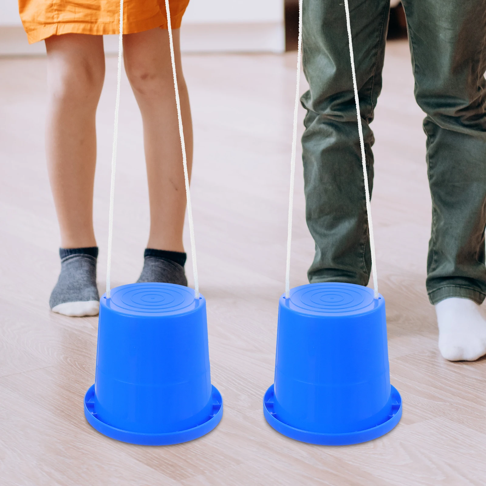 

Sensory Training Stilts 3 Pairs Plastic Outdoor Toys Child Play Activities Jumping Buckets Kids Balance Toy