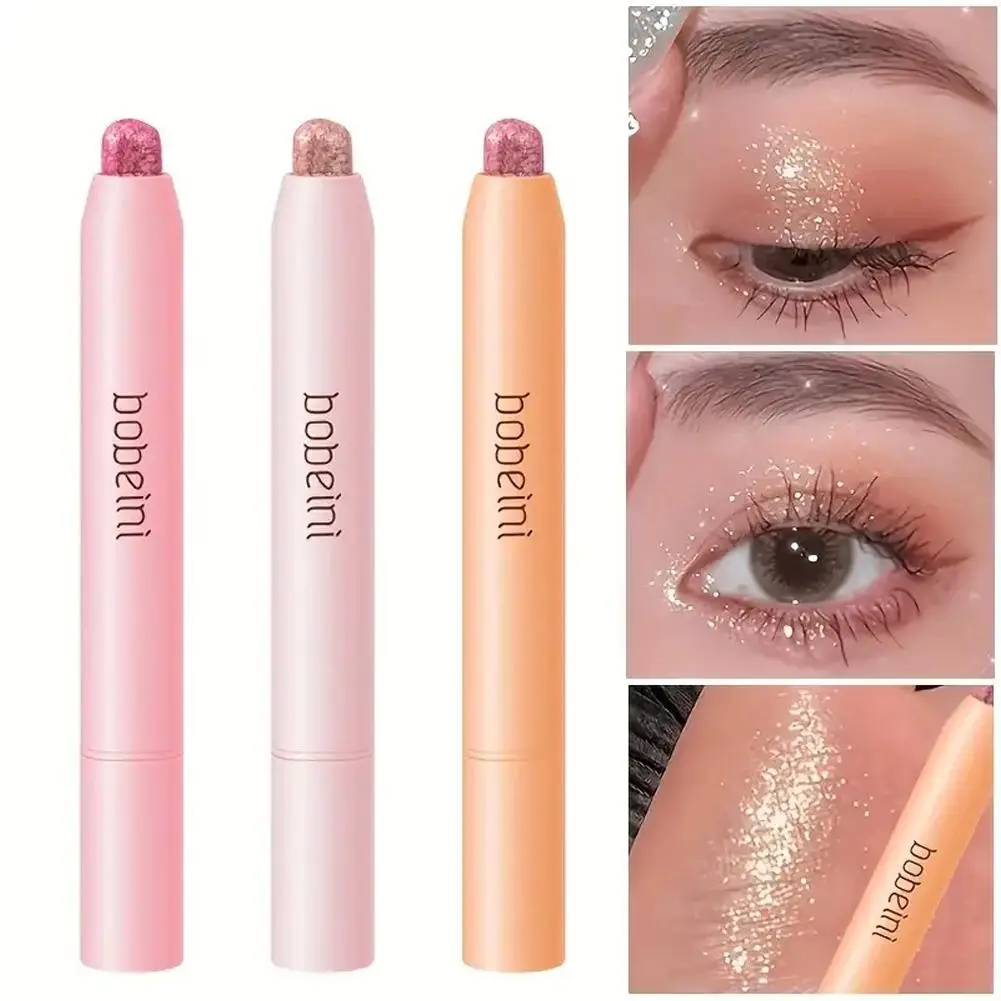 Maquiagem dos olhos, sombra, alto brilho, pérola, glitter, longa duração, longa duração, impermeável, 1 peça, l j2x0