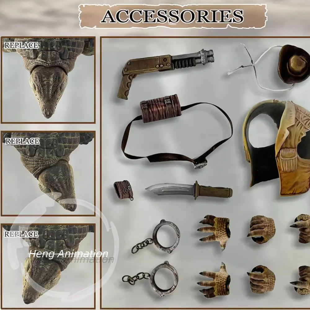 In-stock Tinker Union 1/12 Fury Planet MU-FP001 Crocodile Wasteland Hunter Crocker Figure