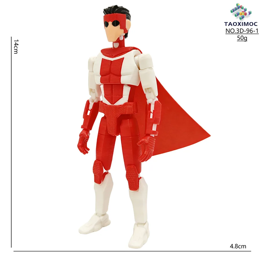 

Invincible Boy Wolf Cut Invincible Toys Action Figures Anime Model Lucky Dummy 13 Heroes Man Mark Thragg Multi-Jointed Toy Gifts