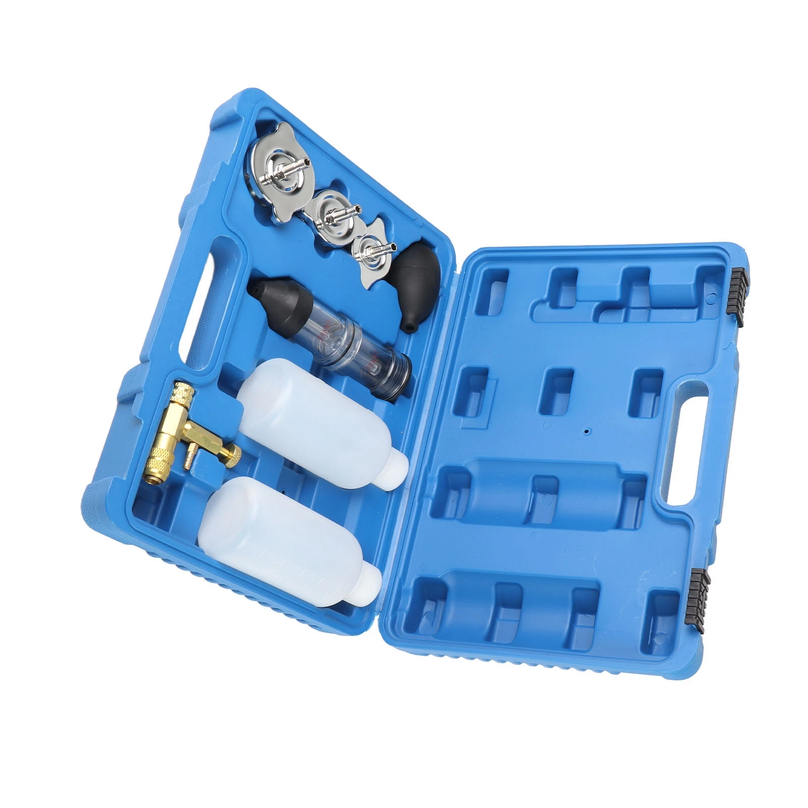 

8PCS Combustion Leak Test Kit with CO2 Detector - Universal Exhaust Gas Leak Tester for Vehicles
