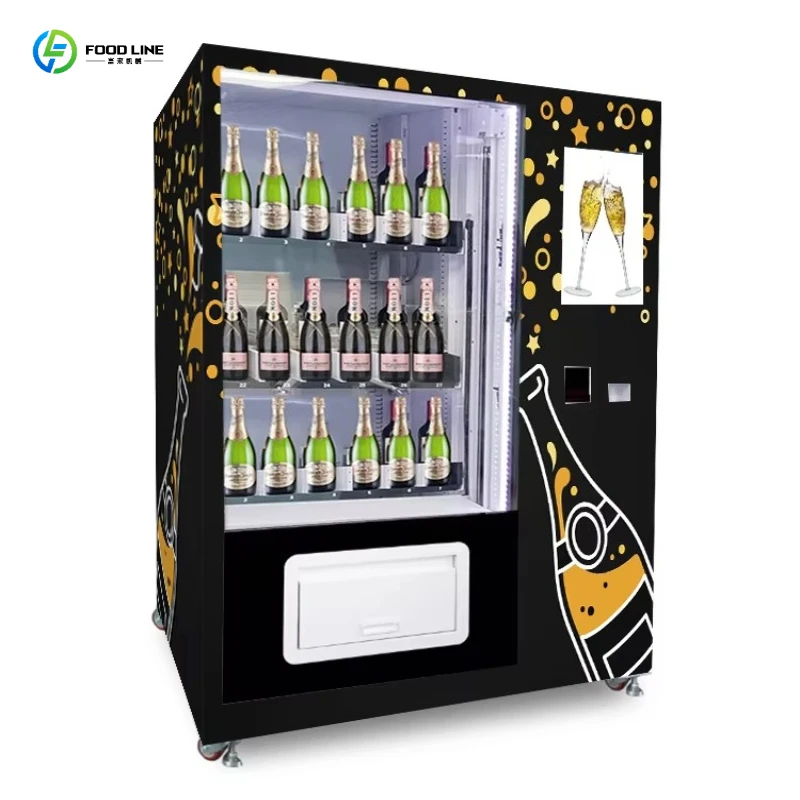 2026 New Vending Machine Refrigerated Digital Touch Screen Elevator for Craft Beer Pub Customized