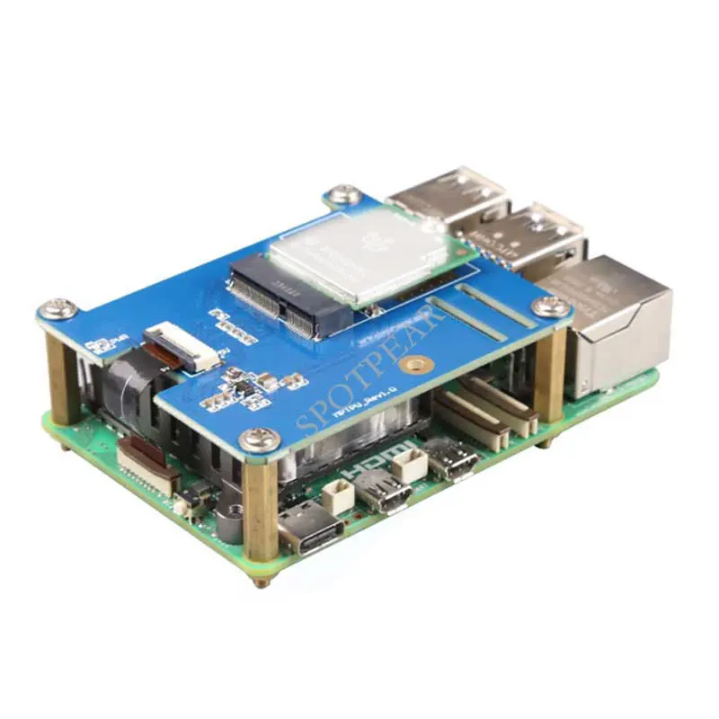 

Raspberry Pi 5 MPTPU TPU AI Kit 2 Топы PCIe к ТПУ шляпе Pi5 для Google кораллового края ТПУ