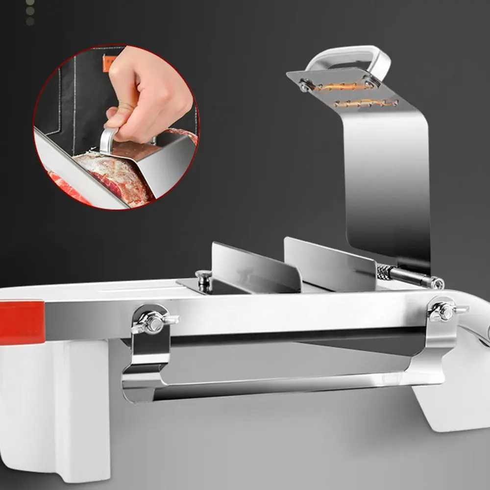 Бытовая ручная нарезка для баранины, 20 см, машина для резки замороженного мяса, говядины, трав, баранины, рулетов, резак