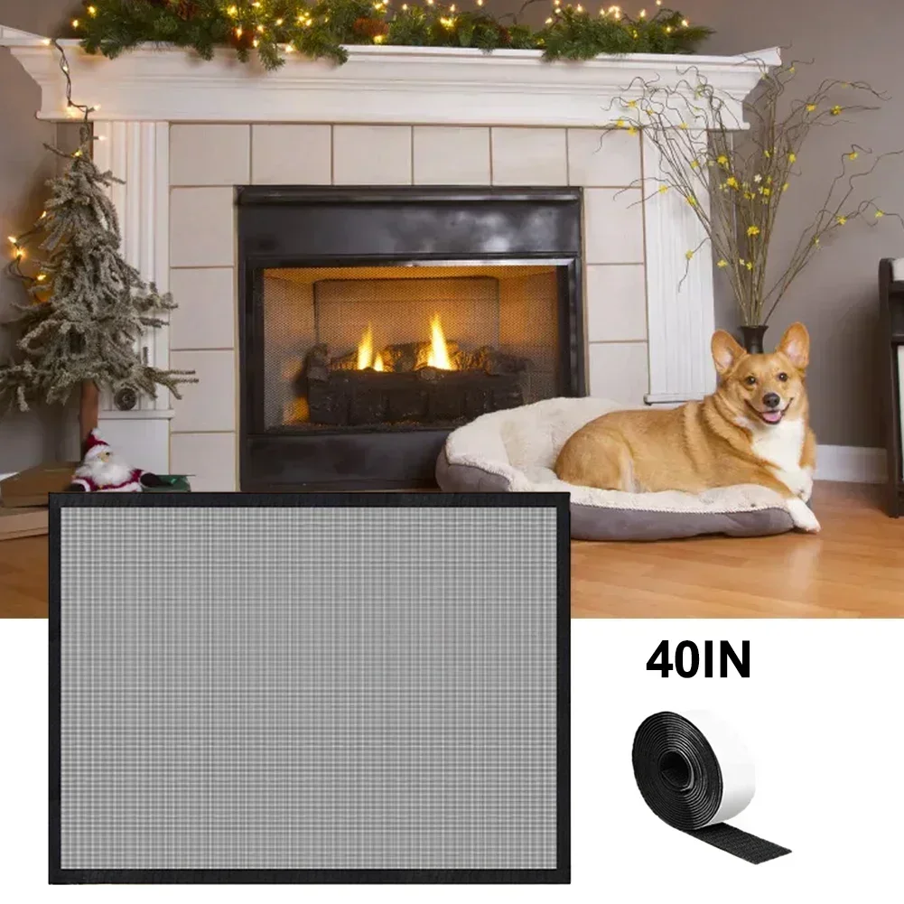 Mesh Fireplace Guard Keep Children Pets Safe With Our Mesh Fireplace Guards Heating Cooling Vents Stoves Fireplace Parts