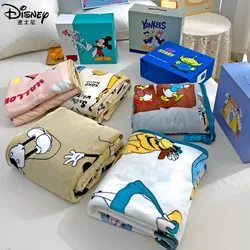 Disney Series Fleece Blanket For Bed Mickey Mouse Warm Blankets For Sofa Traveling Office Frozen Princess Alien Blanket Gift