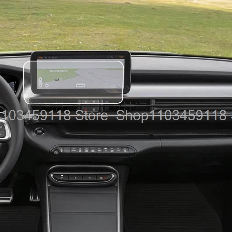 

For Jeep Avenger 2024 10.25 inch radio gps Navigation Tempered glass Screen protector for Jeep Avenger gps car sticker