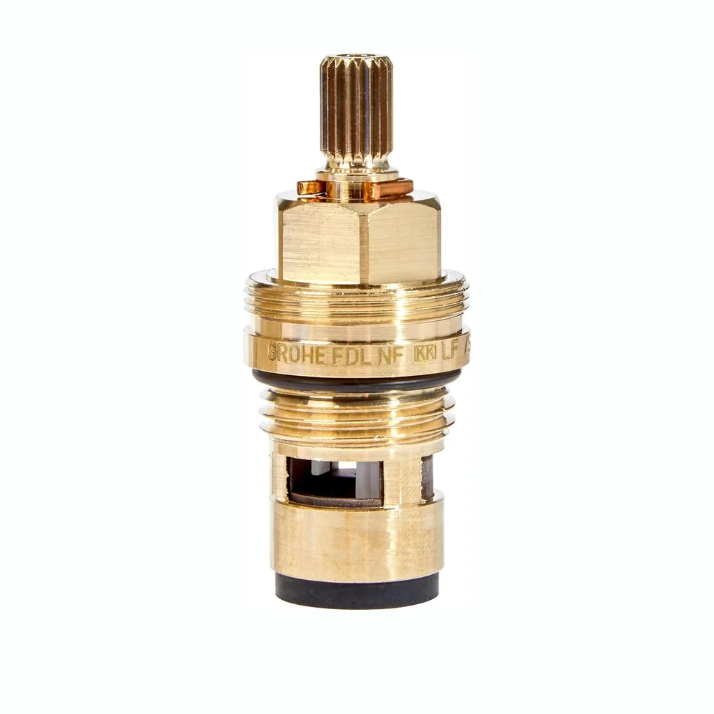 Valve Cartridge Replacement for Pottery Porcelain For Faucets Copper Construction Hot Cold Pair 7 7 5cm Dimensions