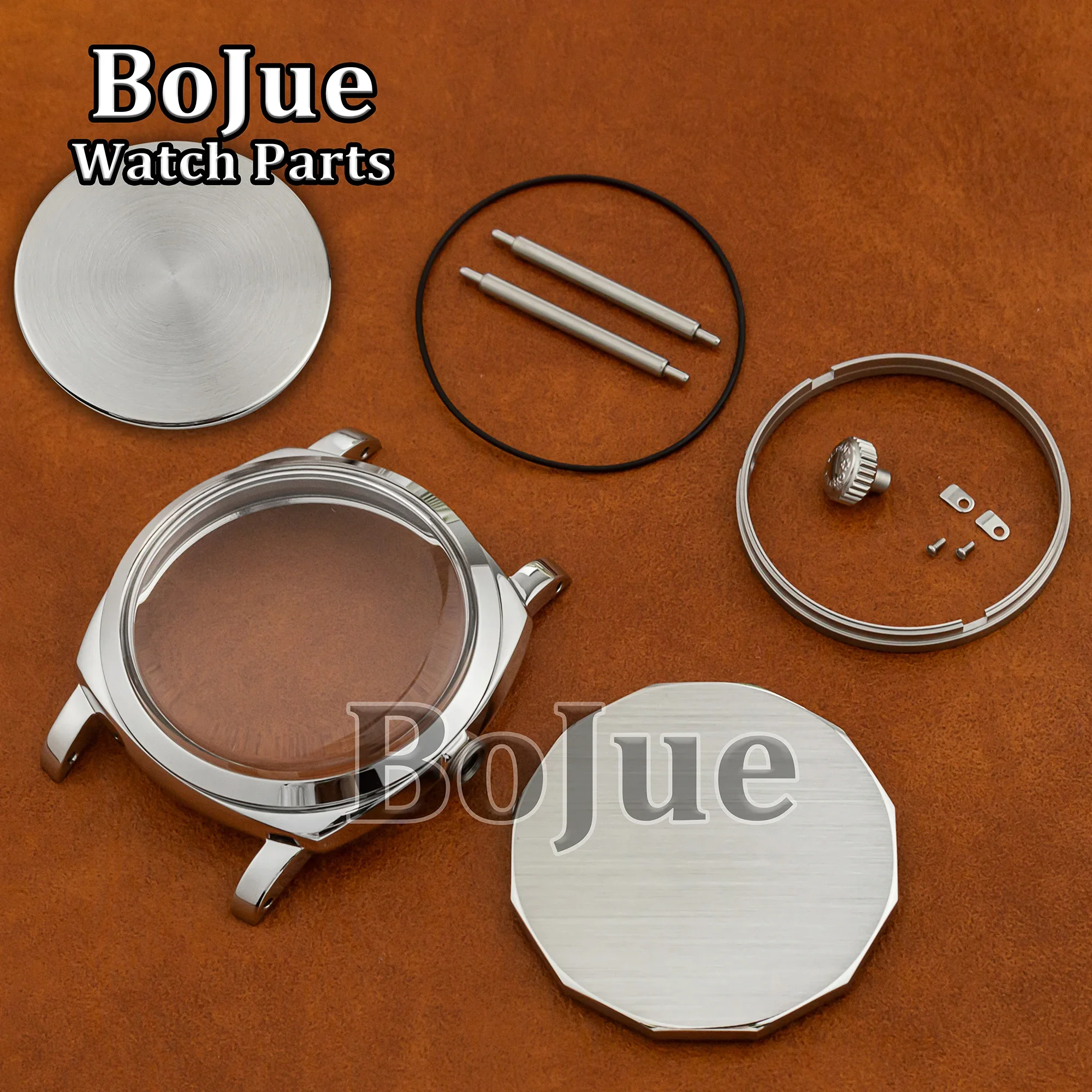 Винтажный корпус часов Restro из нержавеющей стали, 47 мм, 10 АТМ, водонепроницаемый для PAM 6154 ETA6497/6498/ST3600, механический автоматический механизм