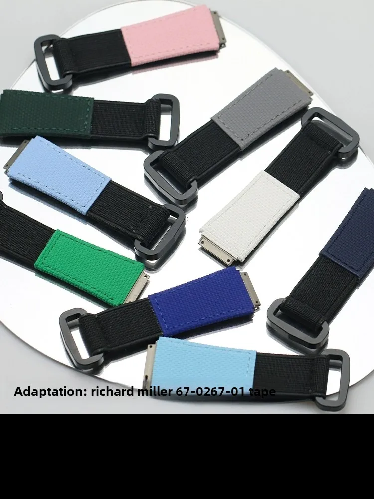 Индивидуальный резиновый эластичный нейлоновый ремешок FKM для часов Richard Mille RM011 RM030 RM005 RM035 RM055 RM35-01, мужской ремешок для часов, браслет