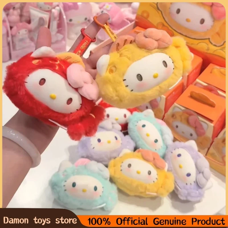 

Genuine Sanrio Hello Kitty Lucky Koi Series Plush Vinyl Blind Box Toys Cute Bag Pendant Gift For Kids Friends Birthday Holiday