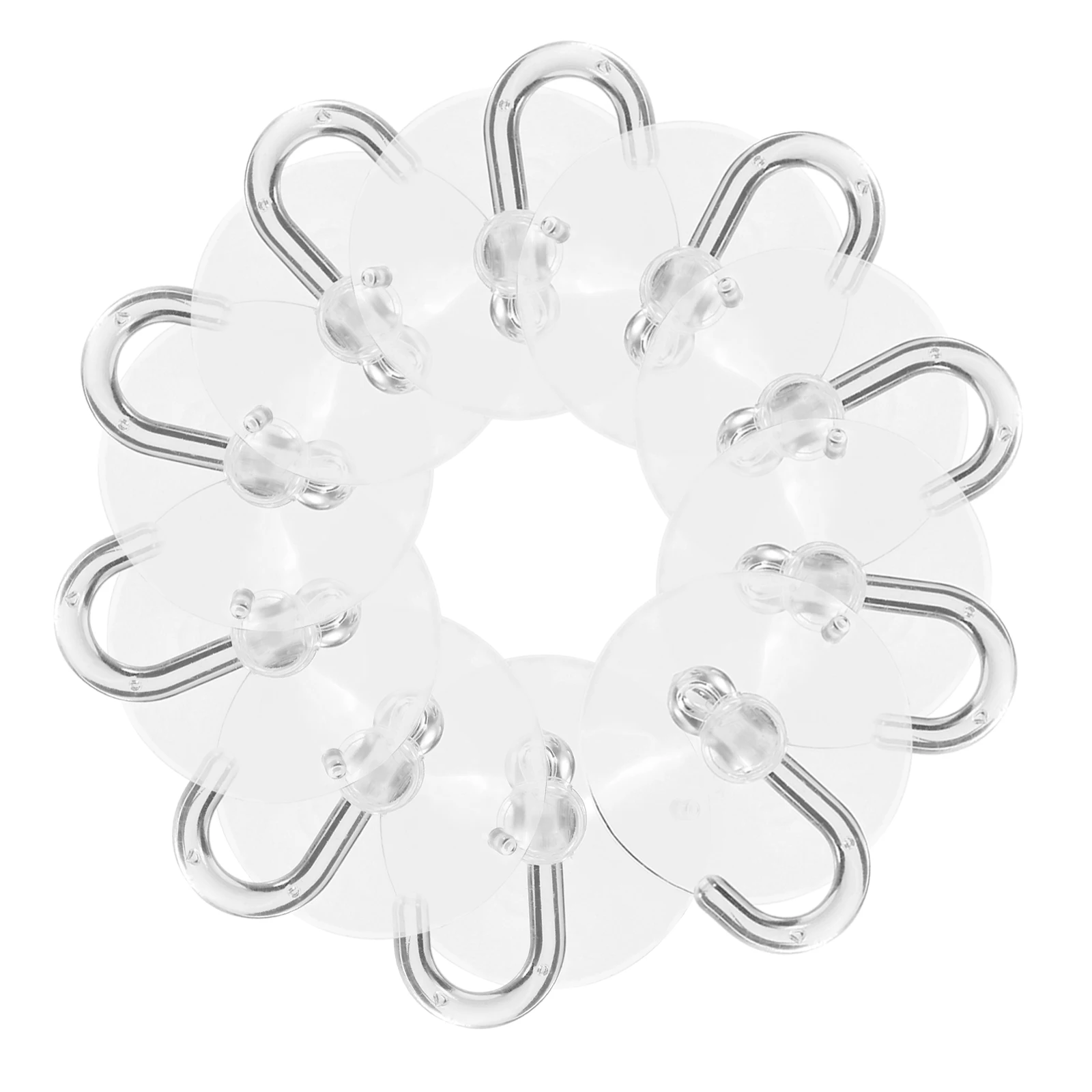 

50Pcs Suction Cup Hooks Strong Heavy Duty Clear Plastic Suction Suckers for Bathroom Kitchen Shower Door Window