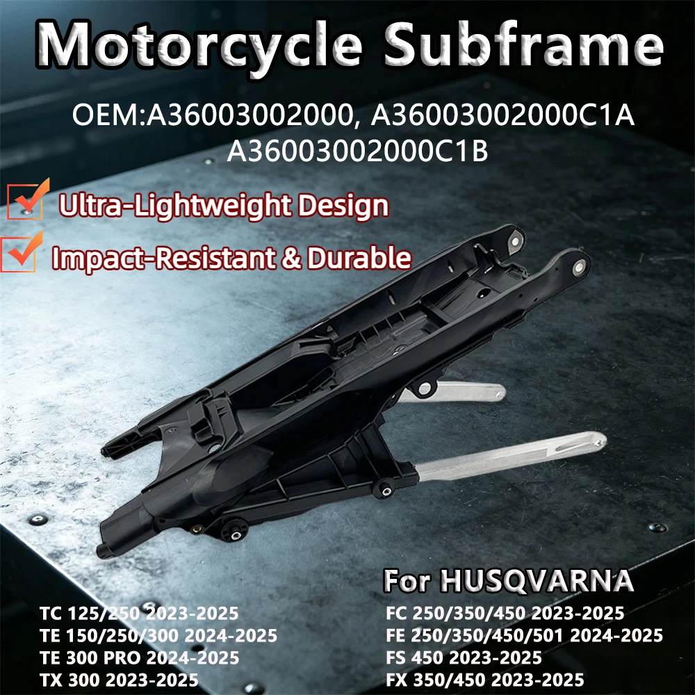 Image of Für HUSQVARNA 2023-2025 Motorrad-Hinterrahmen FC FE FX TC TE TX 125-501 Dirt Bike Aluminium-Legierung Rücksitzstrebe