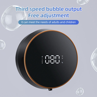 Automatic Foaming Hand Soap Dispenser Touchless Wall Mount No Drilling 260ml Multifunctional Rechargeable Foam Soap Dispenser