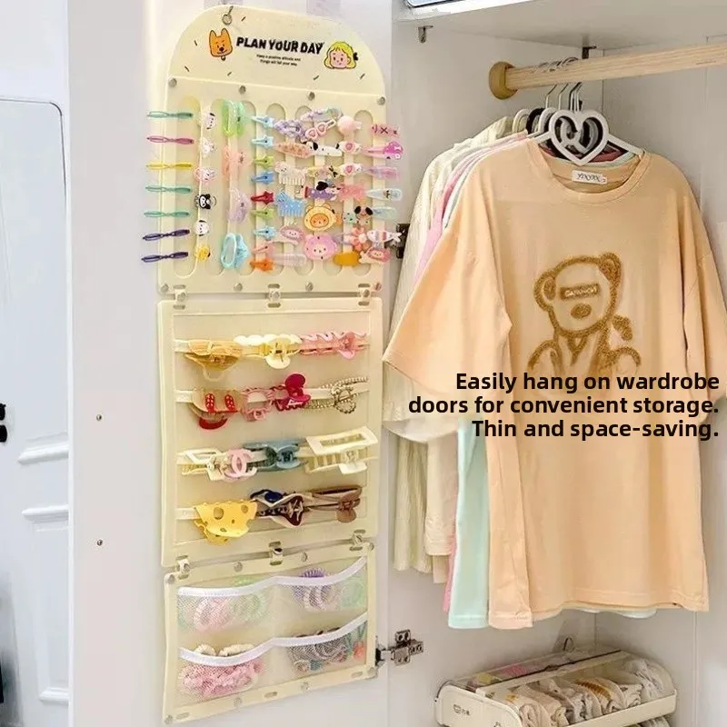 wall-mounted-hair-clip-organizer-diy-mosaic-hanging-bag-eyeglass-hairband-shark-clamp-storage-bag-for-home-organization
