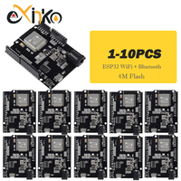 1-10pcs ESP32 For Wemos D1 Mini For Arduino UNO R3 D1 R32 WIFI Wireless Bluetooth Development Board CH340 4M Memory One ESP 32