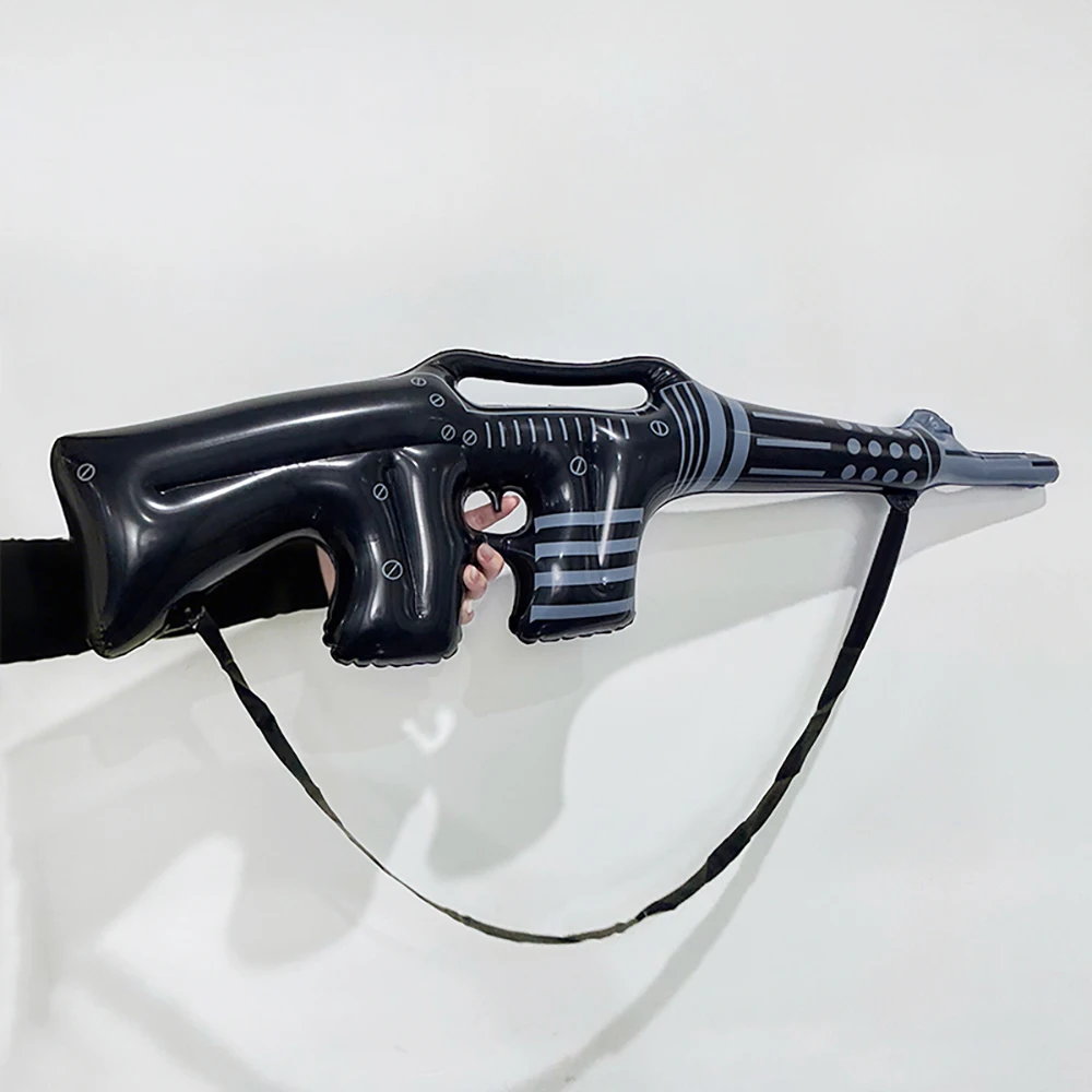 Submetralhadilla inflable de PVC, accesorio de arma de fuego inflable simulada, juego de juguete, regalo de fiesta de cumpleaños y Halloween, 1 ud.