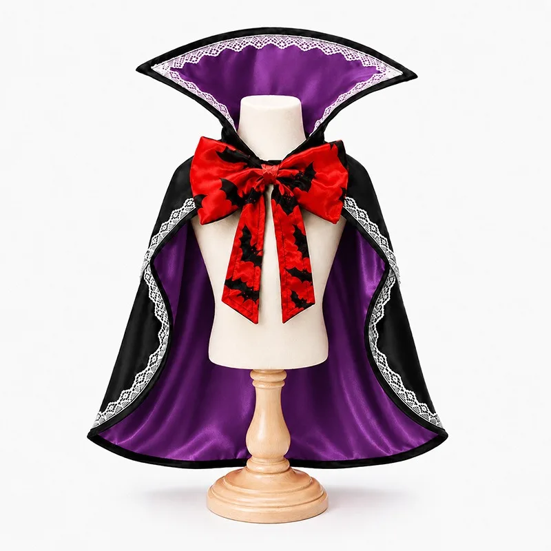 Halloween Lace Cape Pet Costume 4