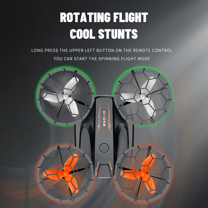 El nuevo Dron tiene una variedad de luces de cuadricóptero con cambio de luz, bolsa de almacenamiento exquisita, regalo de cumpleaños, juguete para niño