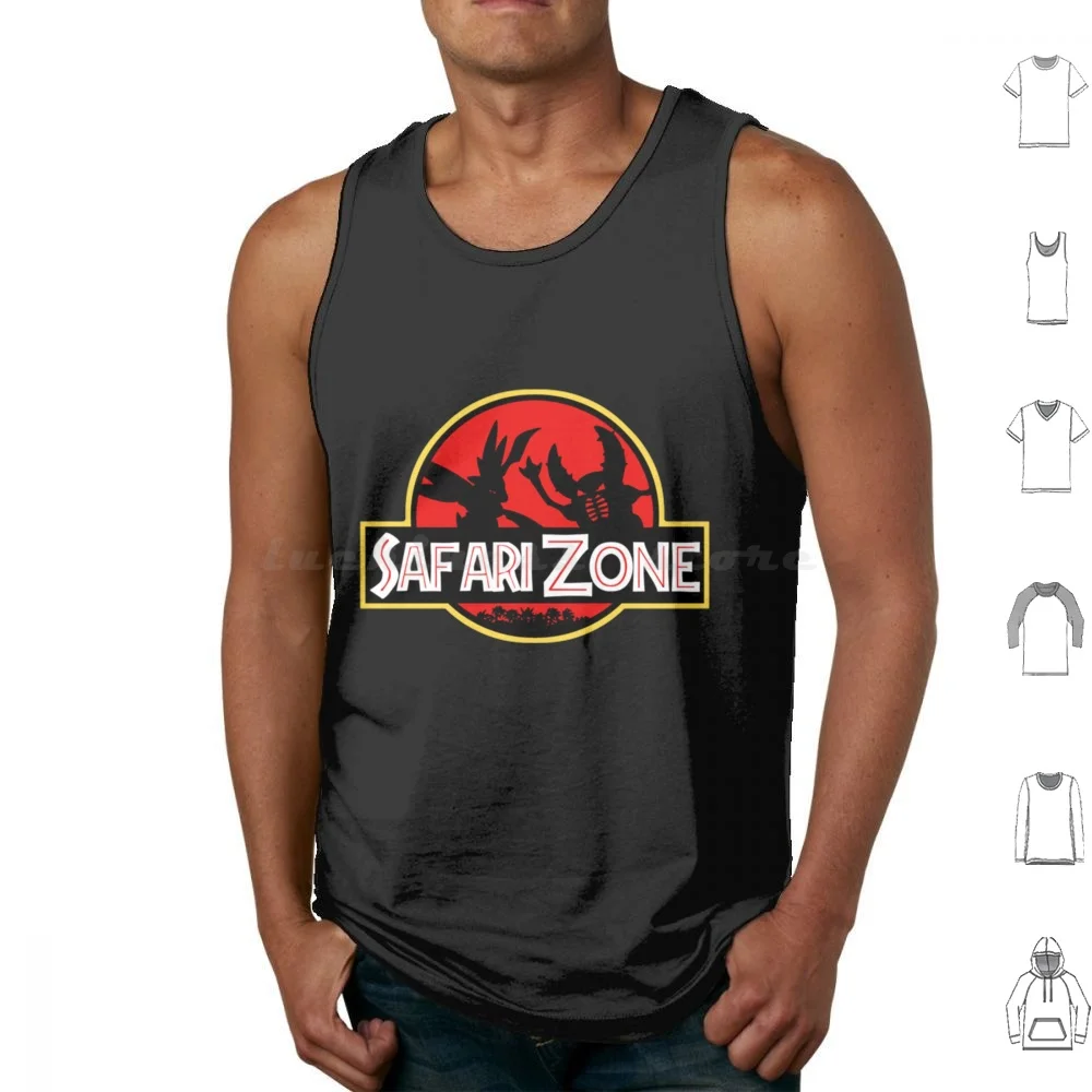 Safari Zone T-Safari Zone Tank Tops Print Cotton Safari Zone T Safari Zone