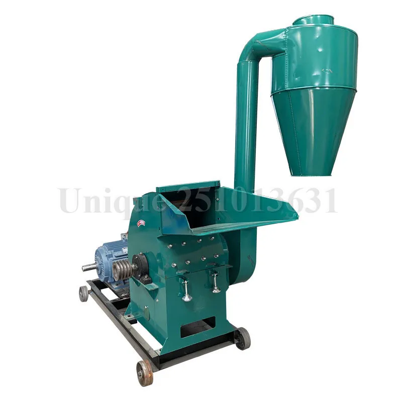 

Factory Wheat Soybean Corn Maize Rice Husk Wet Dry Grass Hay Grinder Crusher Animal Poultry Feed Hammer Mill