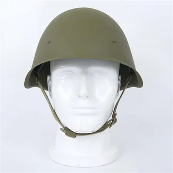 Russian military army tactical helmet SSh-40 WW2 cold war adjustable DIY