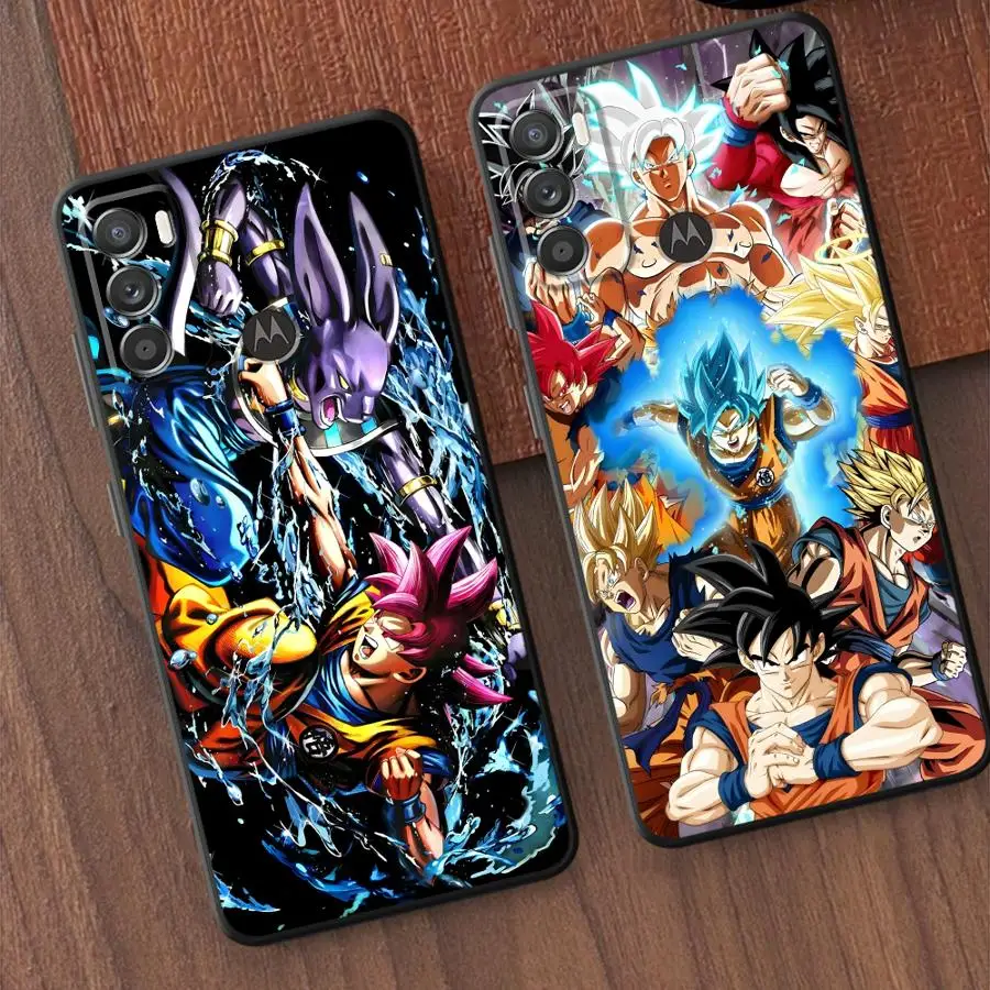 

Dragon Ball Cool Anime Goku Soft Shell Case for Motorola Moto G50 G32 G71 G53 G30 G51 G73 G60 G72 G60s G22 Edge40 G52 Edge 20