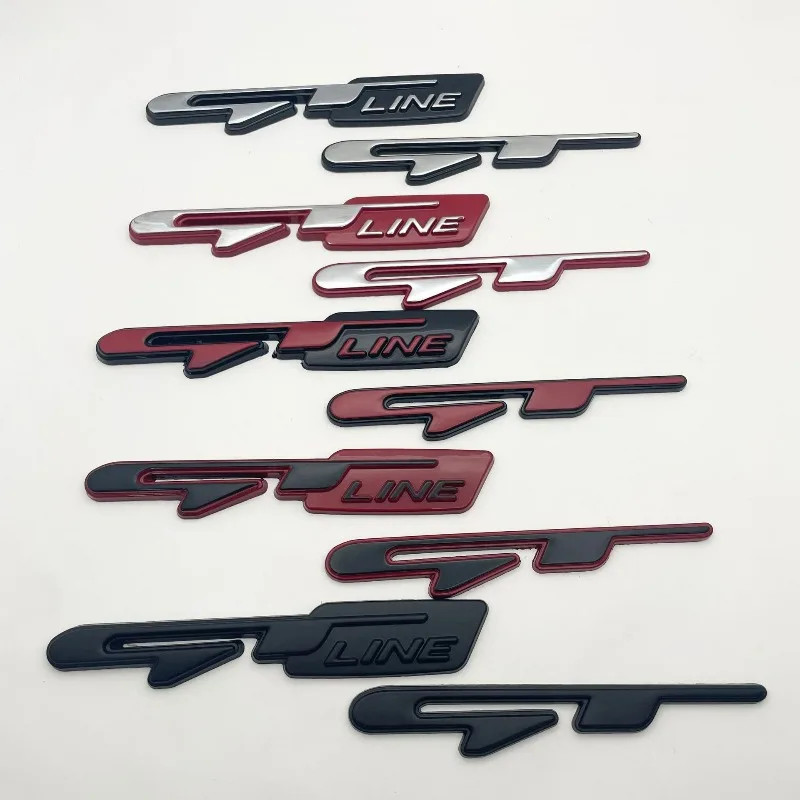 

High-quality Modification 3D Metal Material Car Stickers GTlineKX5K3K4K5 Scratch Cover DIY Decoration Car Accessories
