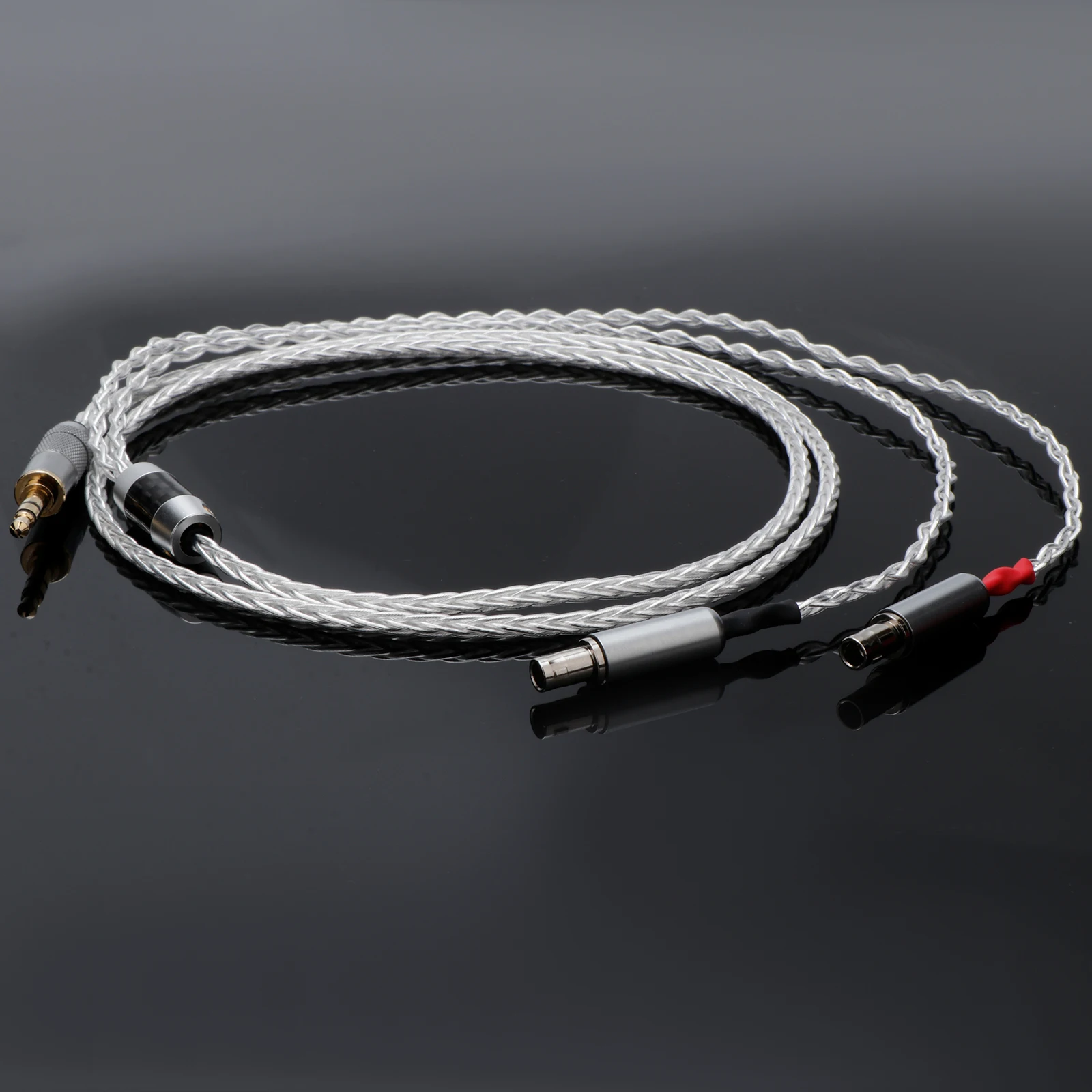 

High Quality 8 cores OCC Silver Plated Headphone Cable for Sennheiser HD800 HD800s HD820s HD820 with 2.5/3.5/4.4mm/XLR