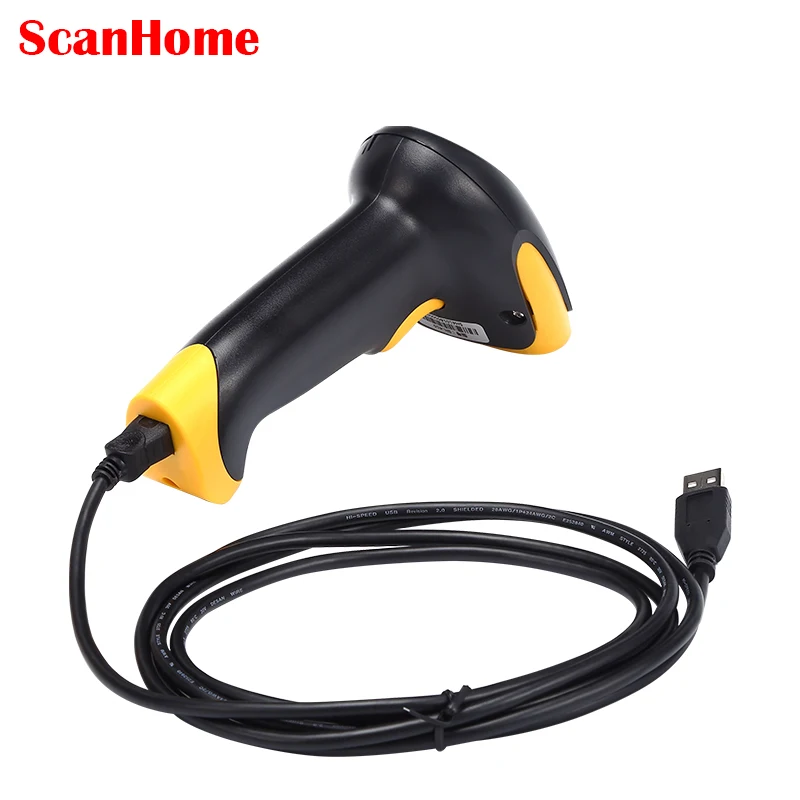 ScanHome Handheld Barcode Scanner Bar Code Reader 1D/2D QR codePDF417 USB RS232TTLserial Code Scanning Machine SH-410