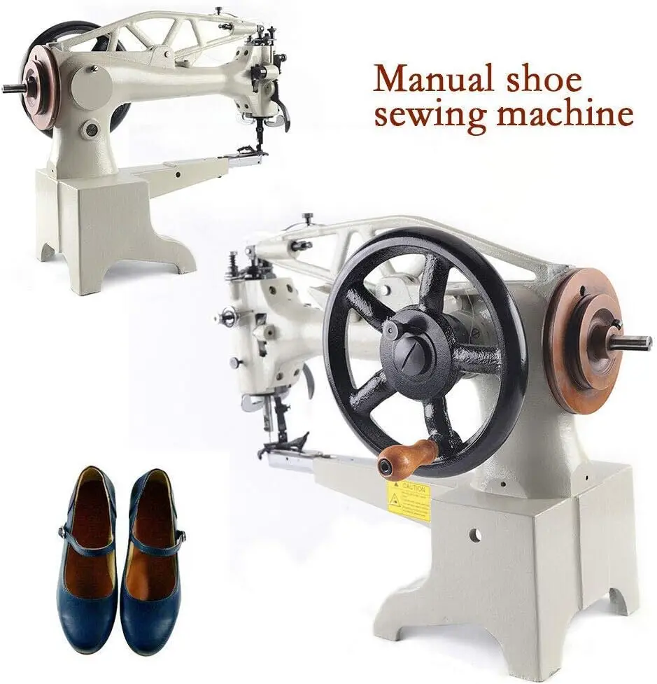 Cobbler Sewing Machine Heavy Duty Tabletop Shoe Repair Machine Leather Patcher Manual Shoe Stiching Sewing Boot Patch Single