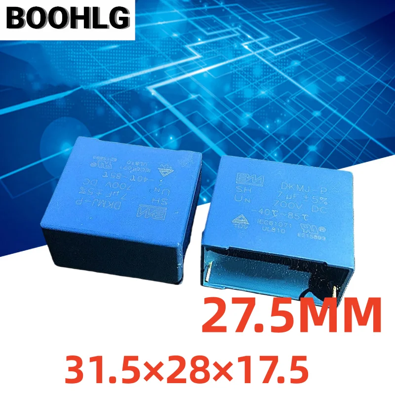 

5 шт. 7 мкФ 700 В 630 В 700 В 705 7,0 мкФ DKMJ-P пленочный конденсатор аудиофильский конденсатор